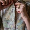 The 100% silk printed blouse - Size up to 38 - Image 2