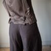 The deep brown striped waistcoat. - Size up to L - Image 4