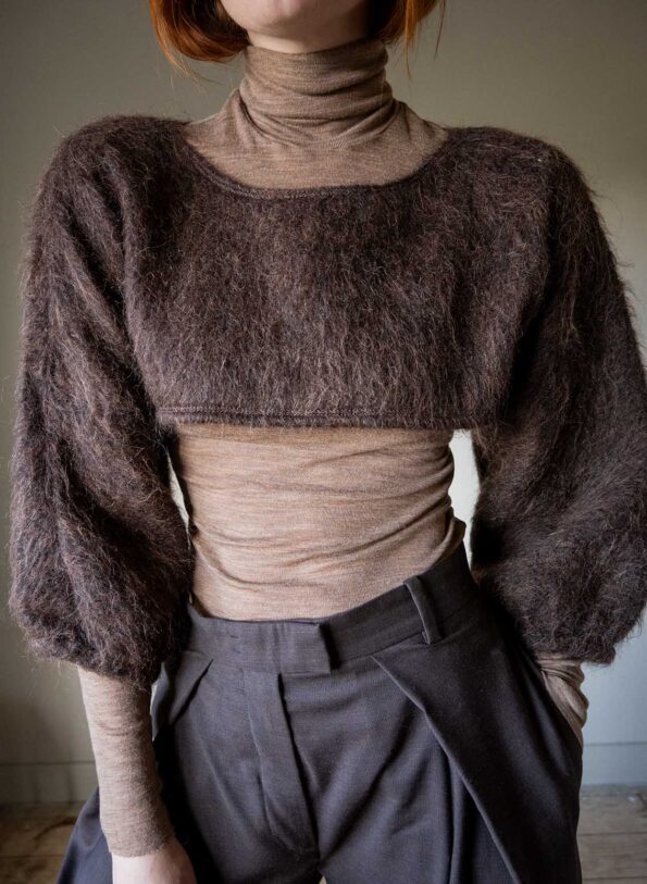 The cropped wool knit - Size up to M - Image 4