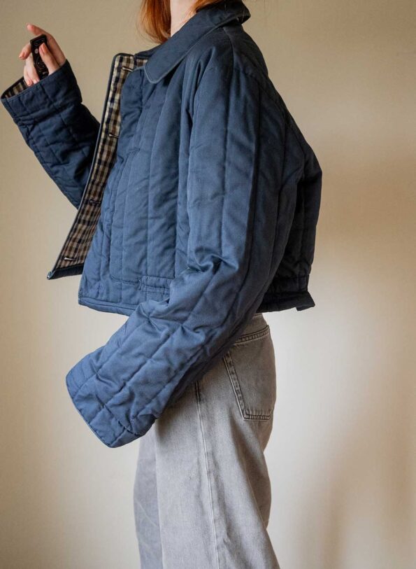 &II Upcycled: The cropped reversible jacket - Size up to 40 - Image 10