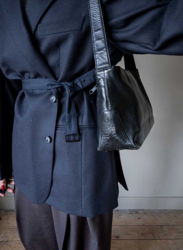 The leather black bag - Image 5