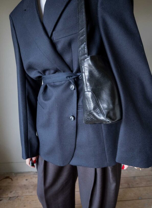 The leather black bag - Image 2