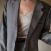 The 100% silk grey suit - Size 40/42 - Image 3