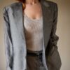The 100% silk grey suit - Size 40/42 - Image 9
