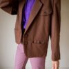 The hazelnut brown wool blazer - Size up to 42 - Image 6