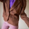 The hazelnut brown wool blazer - Size up to 42 - Image 7