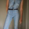 The light blue denim jumpsuit - Size up to 38 - Image 5