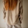 &II upcycled: The embroidered beige shirt - Size up to 42 - Image 12