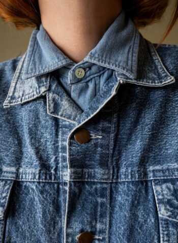The bleach denim 1980’s jacket - size up to 40
