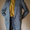 The blue silk blend double breasted blazer - Size up to 36