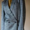 The blue silk blend double breasted blazer - Size up to 36 - Image 5