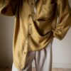 The olive green silk blouse - Size up to XL - Image 4