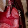 The leather bright red bag - Image 2