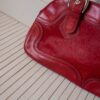 The leather bright red bag - Image 8