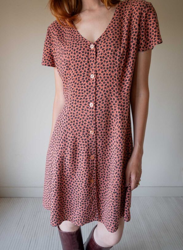 The blush pink viscose dress - Size up to 40 - Image 5