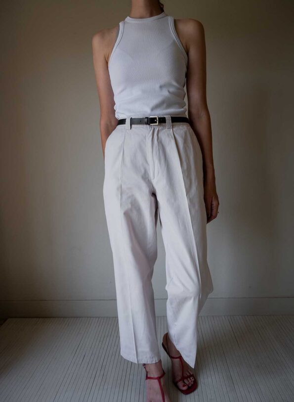 The cotton chino in off white - Size up to L - Image 2