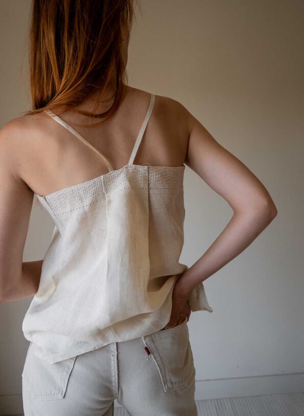 The handmade linen top - Size up to 36 - Image 9