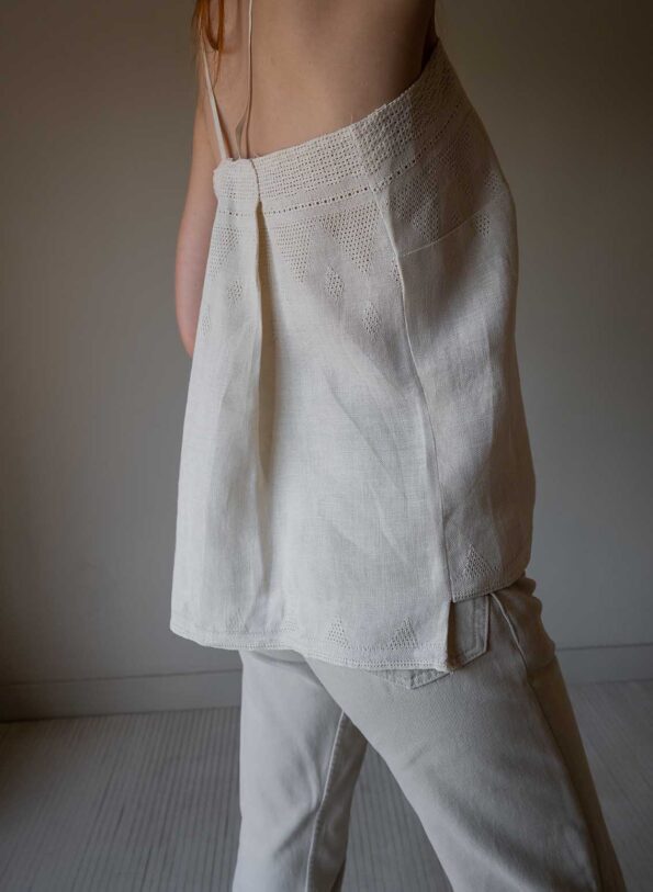 The handmade linen top - Size up to 36 - Image 8