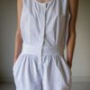 The white vintage cotton playsuit - size up to S - Image 4