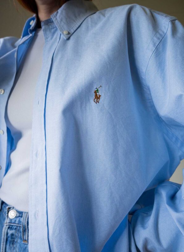 The light blue RALPH LAUREN blouse - Size up to 42 - Image 7