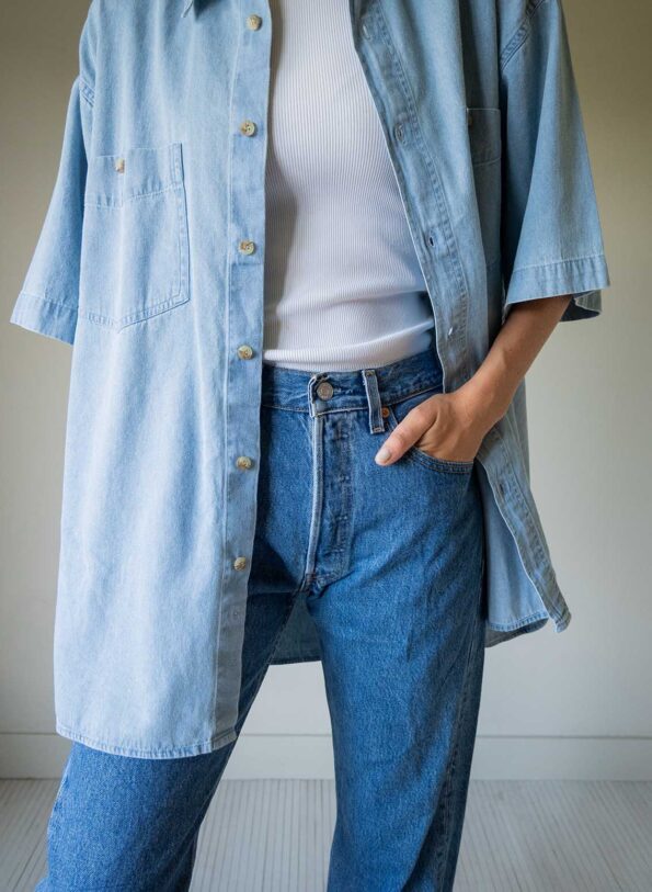 The medium washed vintage Levi’s 501 - Size 28 inch - Image 8