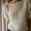 The hand knit open knitted tee - Size up to 36 - Image 5
