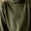 The 100% wool army green fine knitted turtle - Size up to L - Image 4