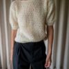 The hand knit open knitted tee - Size up to 36 - Image 3