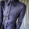 The original 70’s collar jersey blouse - Size up XXS - Image 6
