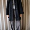 The black wool knitted coat - Size up to 40 - Image 4