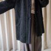 The black wool knitted coat - Size up to 40 - Image 5