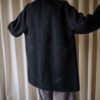 The black wool knitted coat - Size up to 40 - Image 2