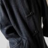 The black wool knitted coat - Size up to 40 - Image 7