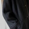 The black wool knitted coat - Size up to 40 - Image 8