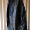 The 100% leather jacket in navy blue - Size up to 42 - Image 4