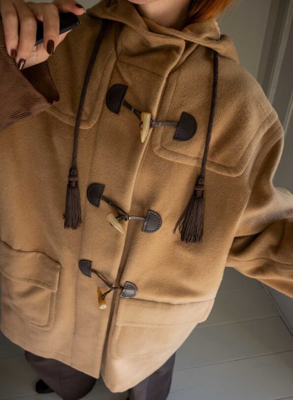 The MOSCHINO couture wool duffle coat - Size up to L - Image 7