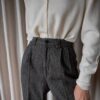 The pinstripe wool tailored balloon pant - Size XXS - Image 2