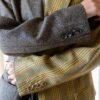 &II upcycled: the two tone check blazer in wool - Size up to 40 - Image 2