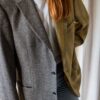 &II upcycled: the two tone check blazer in wool - Size up to 40 - Image 4