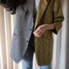 &II upcycled: the two tone check blazer in wool - Size up to 40 - Image 12