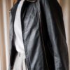 The navy blue butter soft leather jacket - Size up to M - Image 3