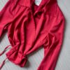 The GIANFRANCO FERRE red wrap blouse - Size up to S - Image 4