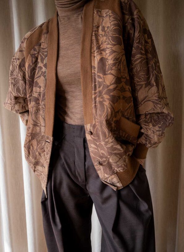 The perforated suede leather jacket - Size up to 42 - Image 5
