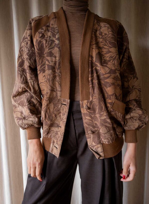 The perforated suede leather jacket - Size up to 42 - Image 6