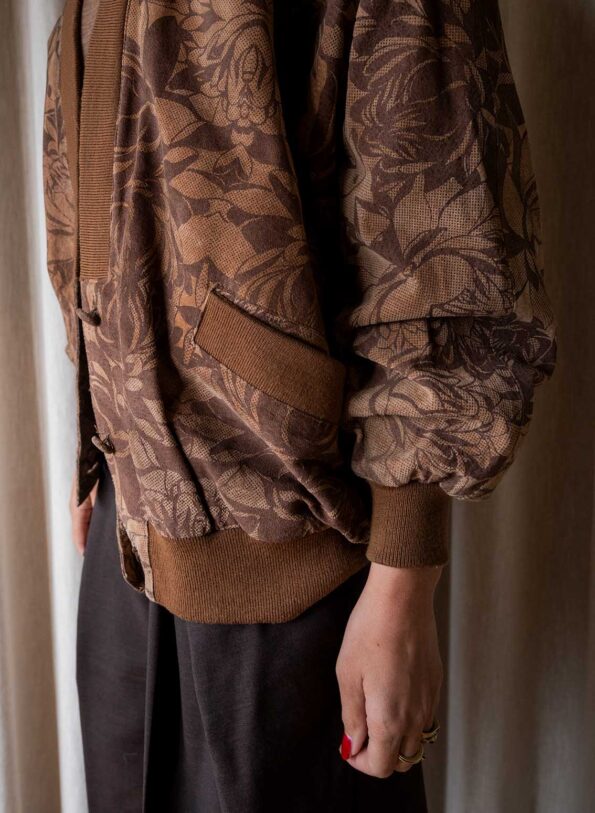 The perforated suede leather jacket - Size up to 42 - Image 8