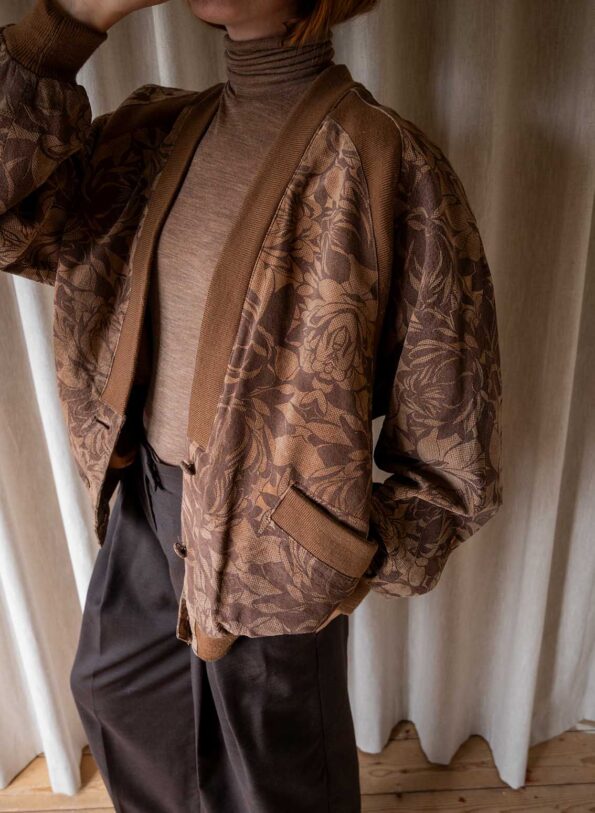 The perforated suede leather jacket - Size up to 42 - Image 11