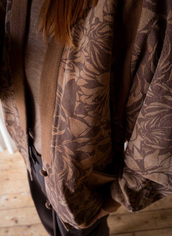 The perforated suede leather jacket - Size up to 42 - Image 12