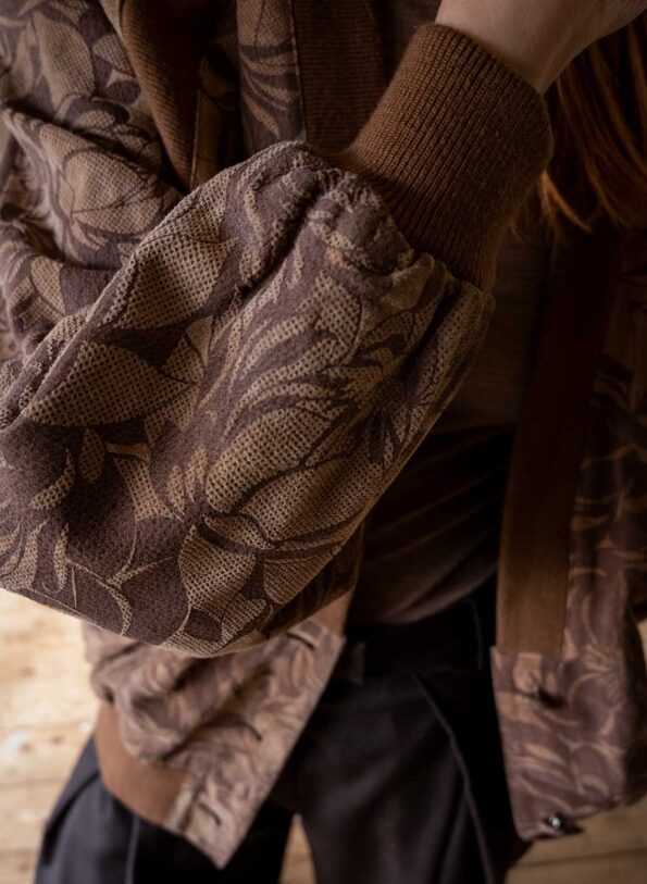 The perforated suede leather jacket - Size up to 42 - Image 13