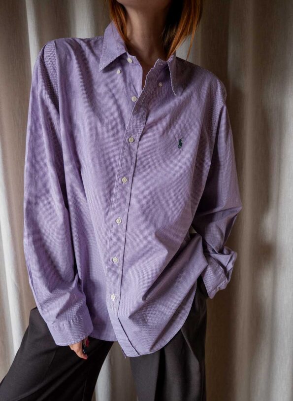 The burgundy checkered RALPH LAUREN shirt - Size up to L - Image 2