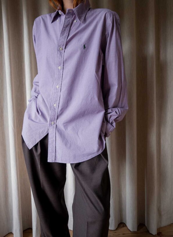 The burgundy checkered RALPH LAUREN shirt - Size up to L - Image 6